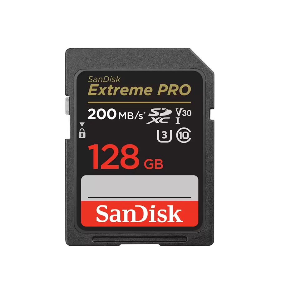 Карта памяти SanDisk Extreme Pro 128Gb SDXC UHS-I U3 V30