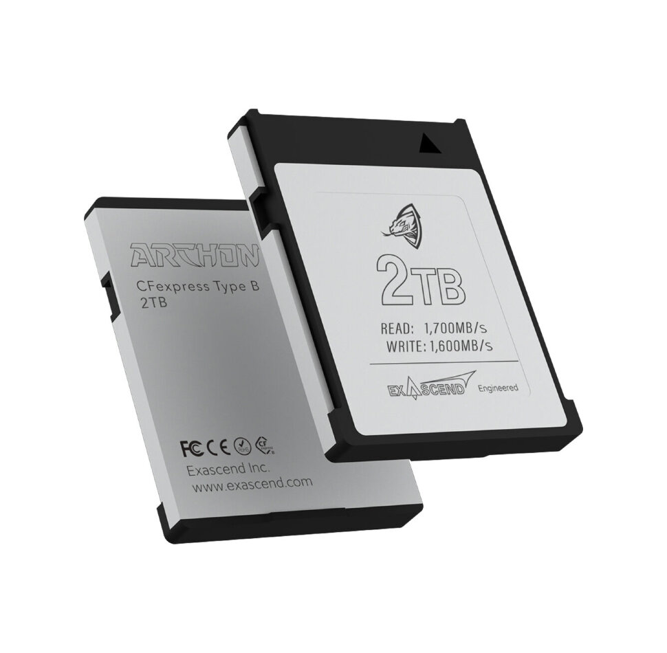 Карта памяти Exascend Archon CFexpress Type-B 2TB Карта памяти Exascend Archon CFexpress Type-B 2TB