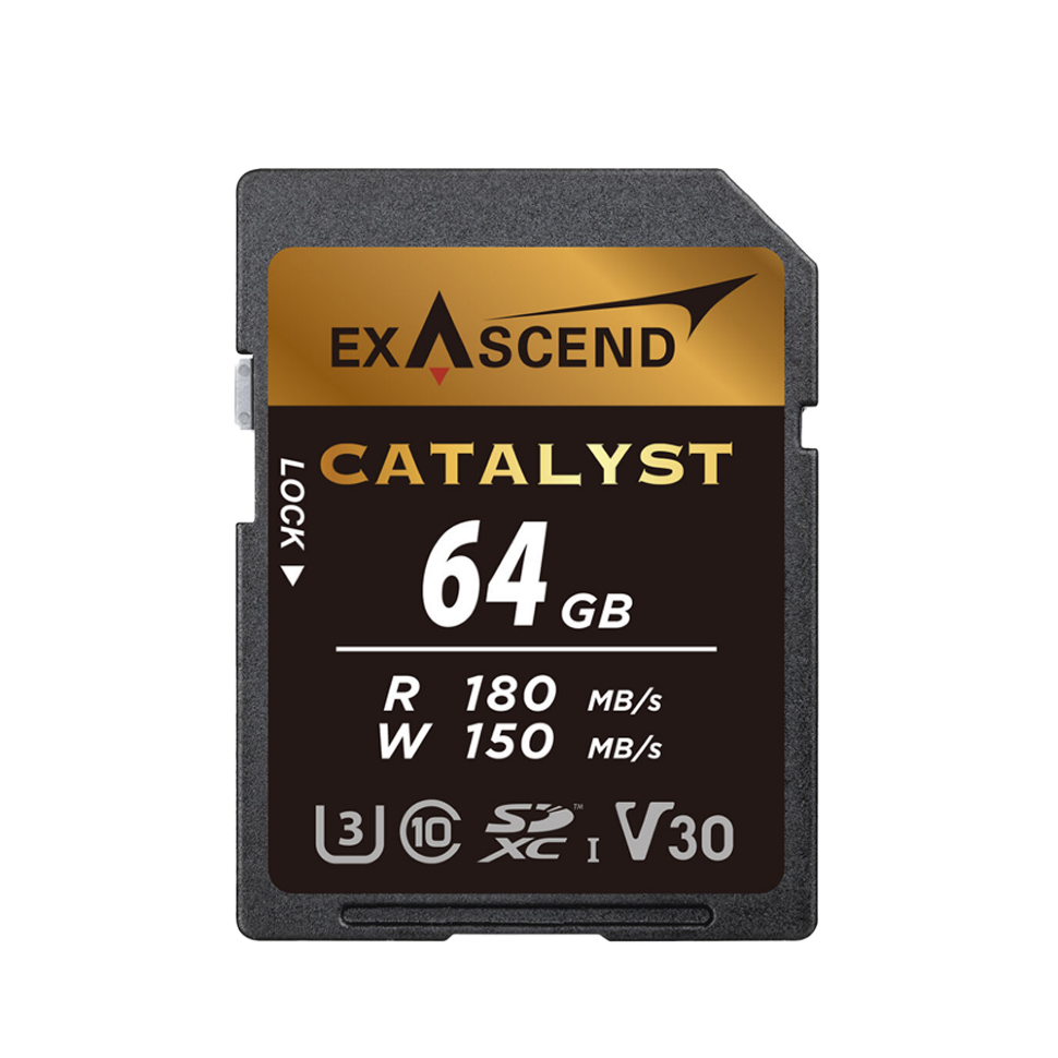 Карта памяти Exascend Catalyst UHS-I SD V30 64GB