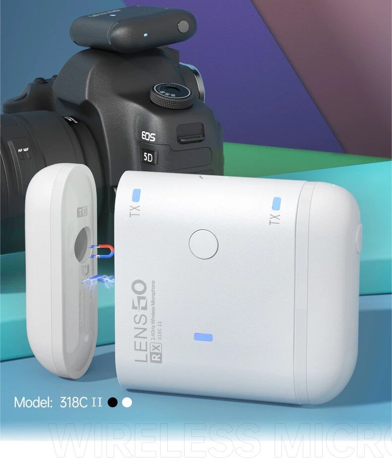 Радиосистема LensGo 318C II Белая Радиосистема LensGo 318C II Белая