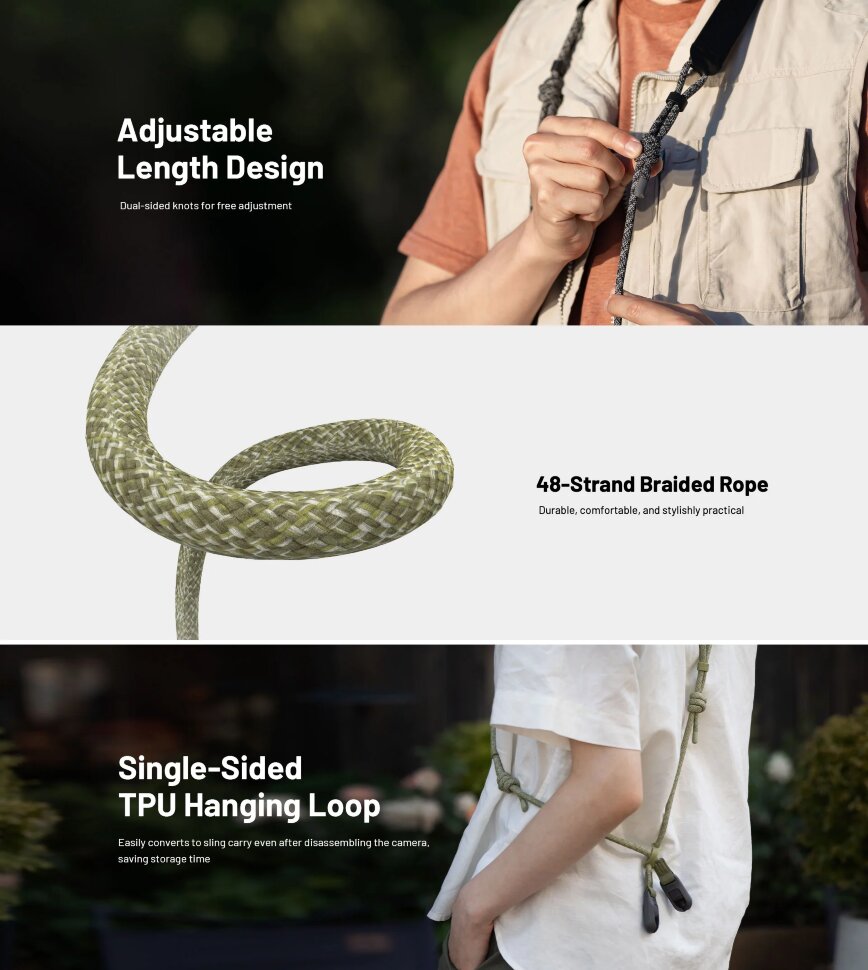 Шейный ремень PGYTECH Camera Shoulder Strap Air Зелёный Шейный ремень PGYTECH Camera Shoulder Strap Air Зелёный