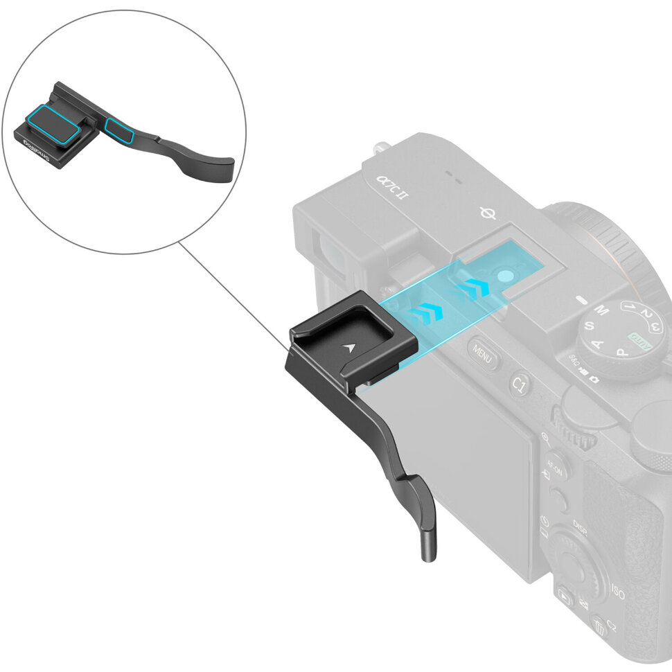 Упор для большого пальца SmallRig 4820 Thumb Grip для Sony A7CII/A7CR/A7C Черный Упор для большого пальца SmallRig 4820 Thumb Grip для Sony A7CII/A7CR/A7C Черный