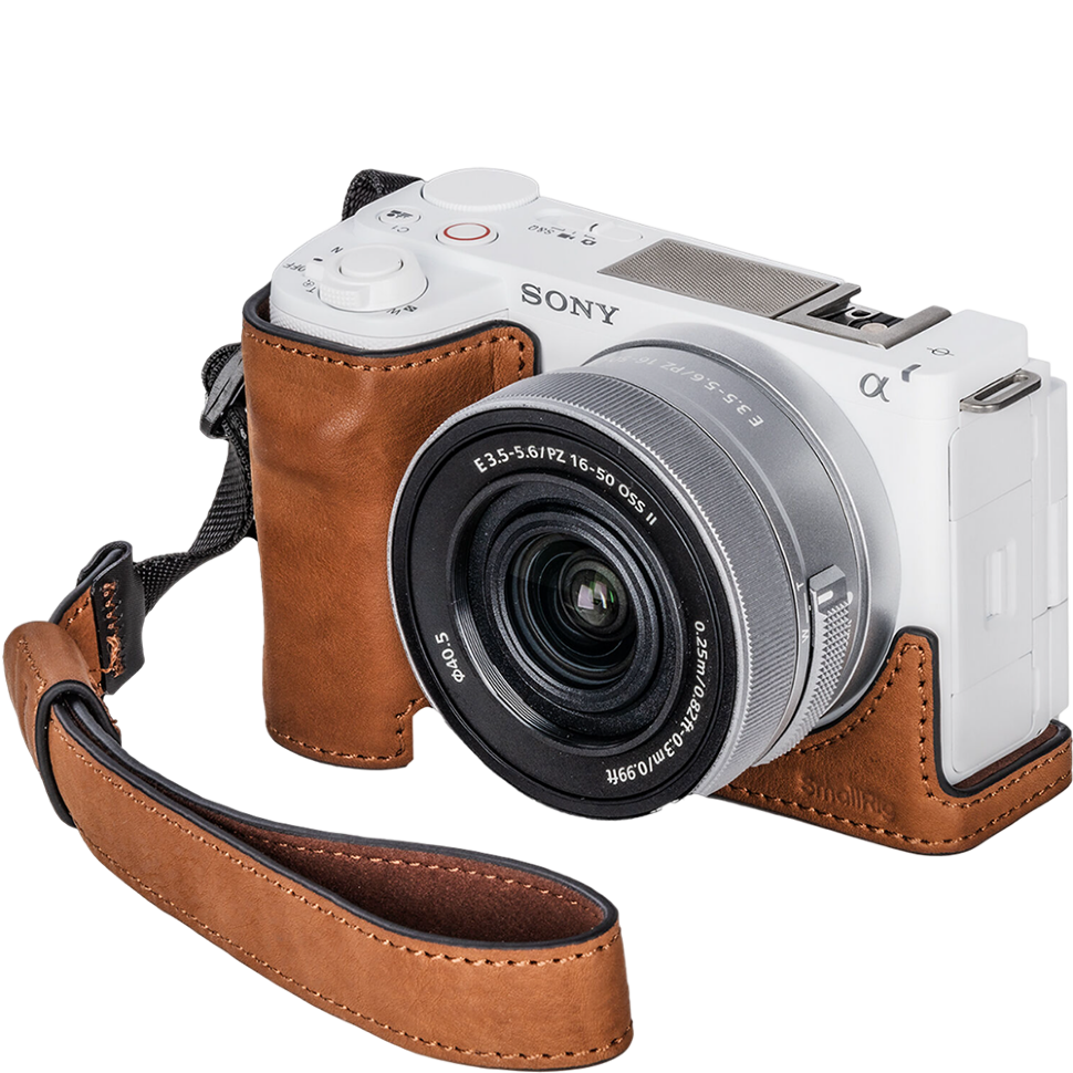 Чехол SmallRig Leather Case Kit для Sony ZV-E10 II Коричневый Чехол SmallRig Leather Case Kit для Sony ZV-E10 II Коричневый
