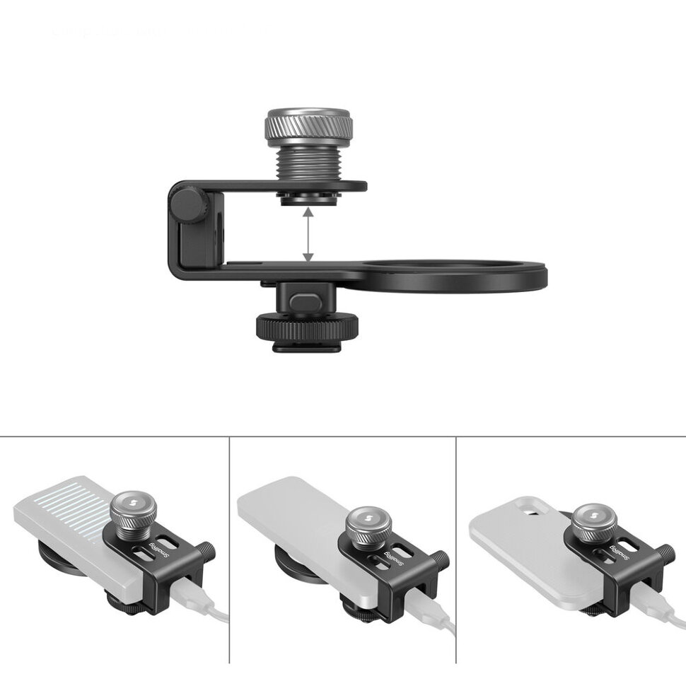 Держатель SSD накопителя SmallRig 4779 MagSafe/Cold Shoe Держатель SSD накопителя SmallRig 4779 MagSafe/Cold Shoe