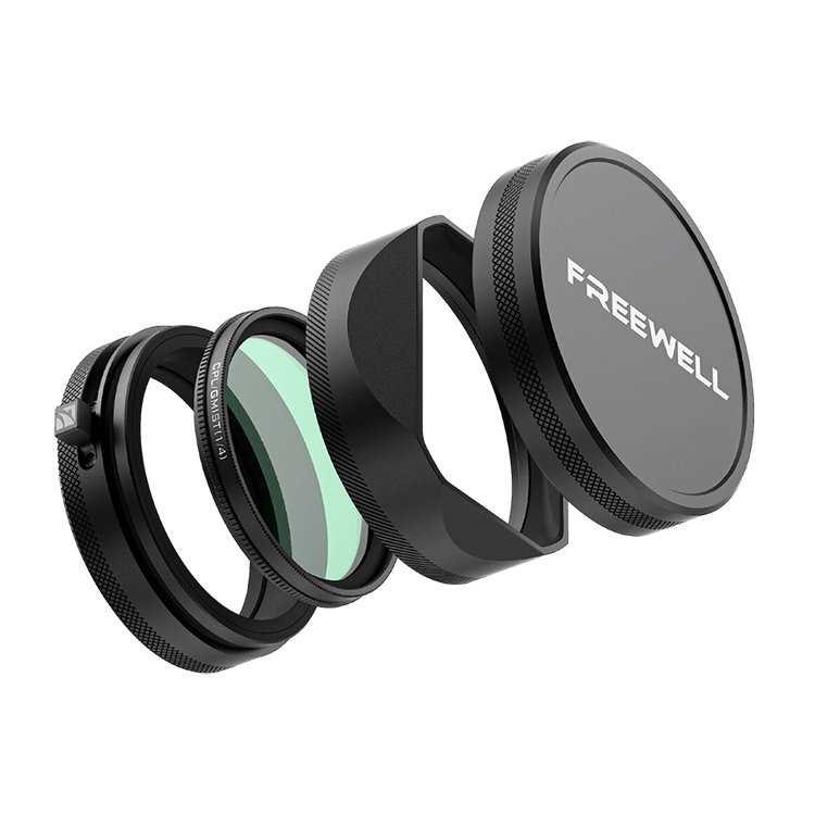 Светофильтр и бленда Freewell CPL/Glow Mist 1/4 для Fujifilm серии X100 Чёрный