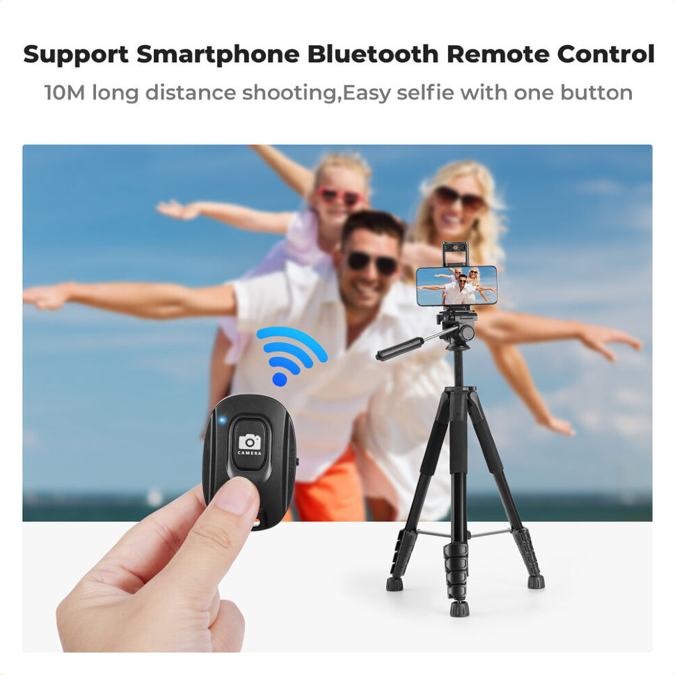 Штатив K&F Concept Smart-Pro S255A3 с головой BV01 Штатив K&F Concept Smart-Pro S255A3 с головой BV01