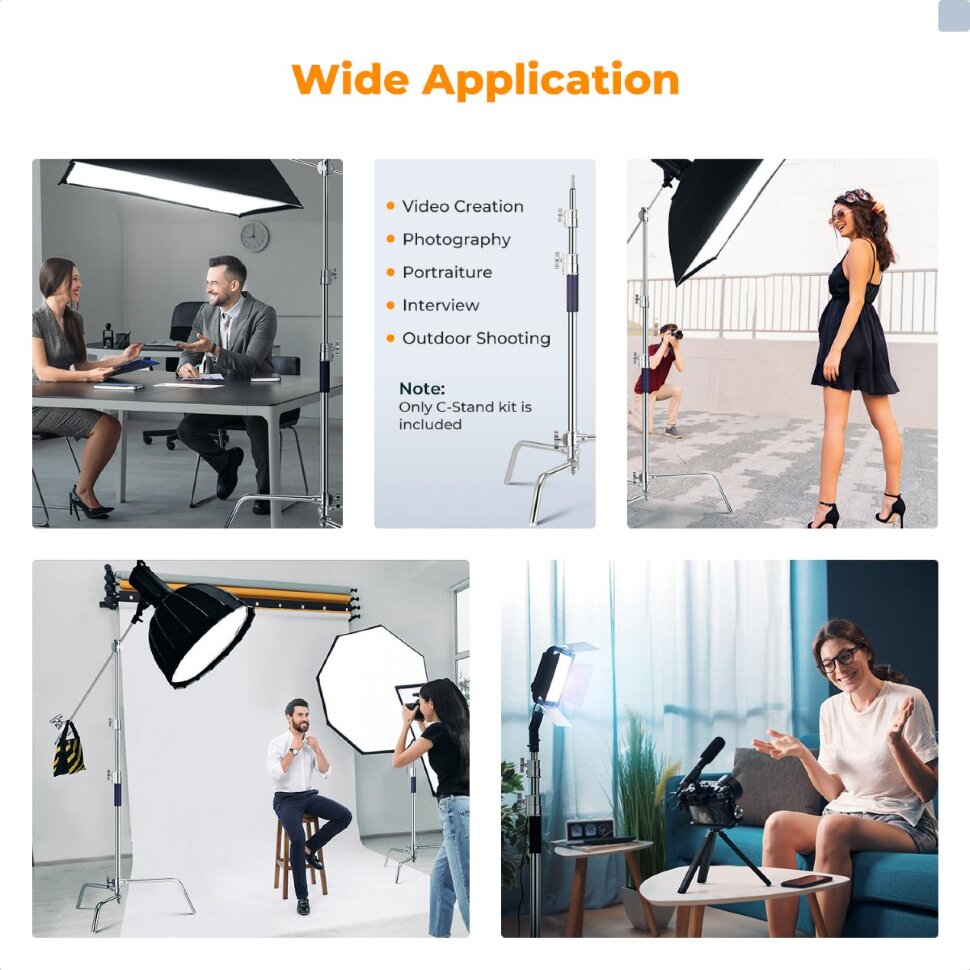 Стойка - журавль K&F Concept KF34.037 C-stand Стойка - журавль K&F Concept KF34.037 C-stand