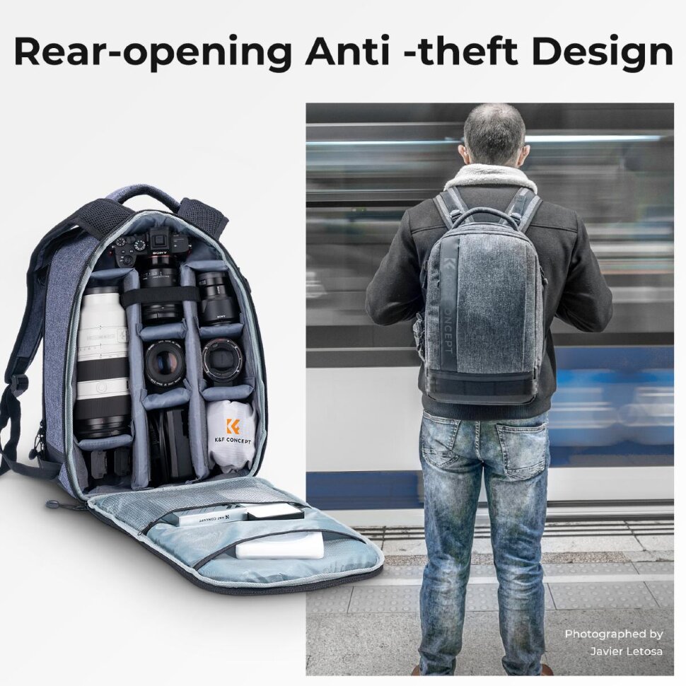 Рюкзак K&F Concept Nature Wander 04 18L Серый Рюкзак K&F Concept Nature Wander 04 18L Серый