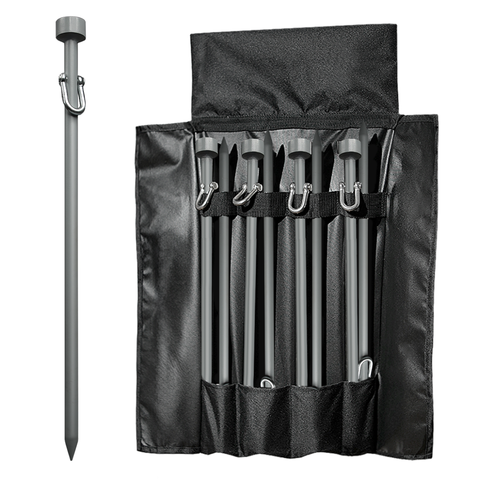 Комплект кольев MovieForce Emmanuelle 500мм Серый с чехлом (8шт) Комплект кольев MovieForce Emmanuelle 500мм Серый с чехлом (8шт)