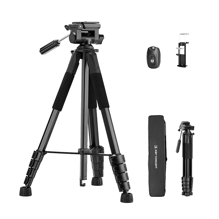 Штатив K&F Concept Smart-Pro S255A3 с головой BV01 Штатив K&F Concept Smart-Pro S255A3 с головой BV01