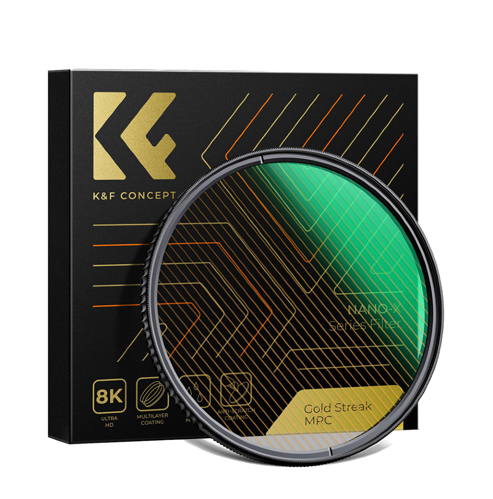 Светофильтр K&F Concept Nano-X MRC Gold Streak 62мм