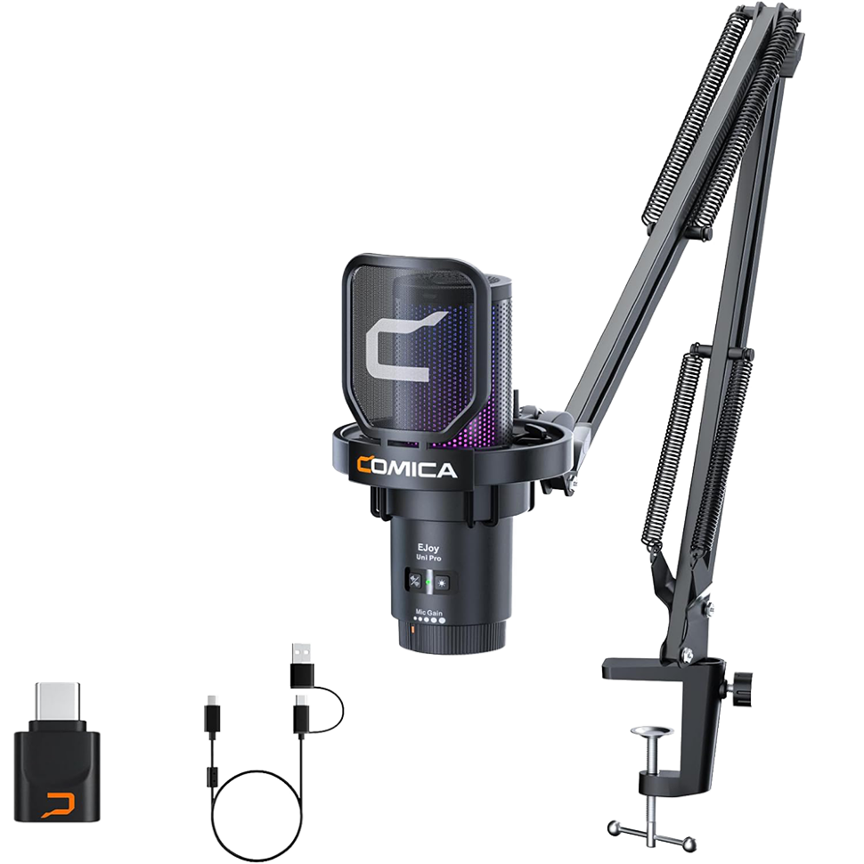 Микрофон Comica EJoy Uni Pro (A) беспроводной Чёрный Микрофон Comica EJoy Uni Pro (A) беспроводной Чёрный