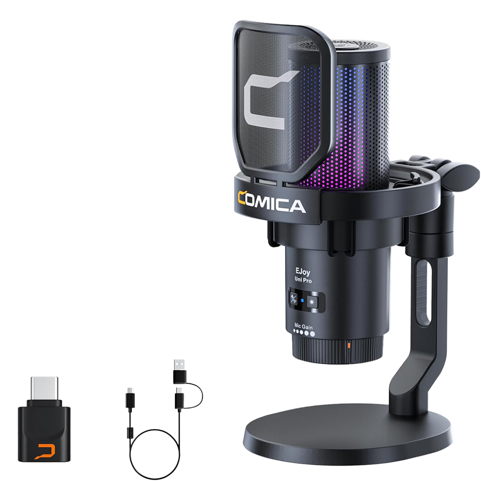 Микрофон Comica EJoy Uni Pro (D) беспроводной Чёрный Микрофон Comica EJoy Uni Pro (D) беспроводной Чёрный