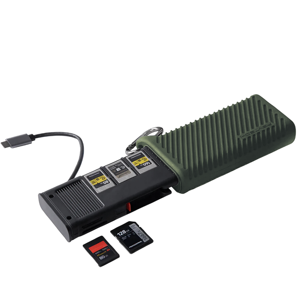 Кейс - картридер PGYTECH CreateMate CFexpress B/SD Зелёный