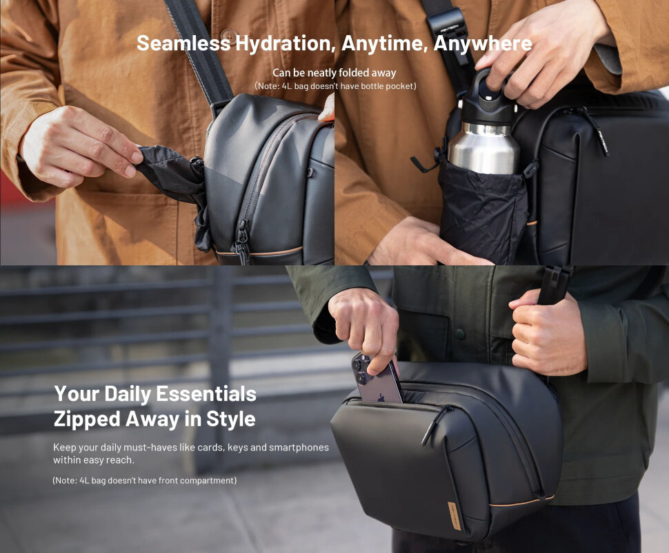 Сумка PGYTECH OneGo Solo V2 6L Зелёная Сумка PGYTECH OneGo Solo V2 6L Зелёная