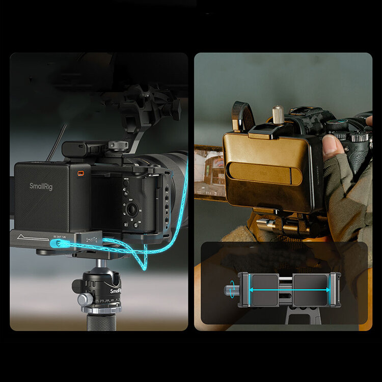 Держатель SmallRig 4695 Mount Plate Kit для внешнего аккумулятора Держатель SmallRig 4695 Mount Plate Kit для внешнего аккумулятора