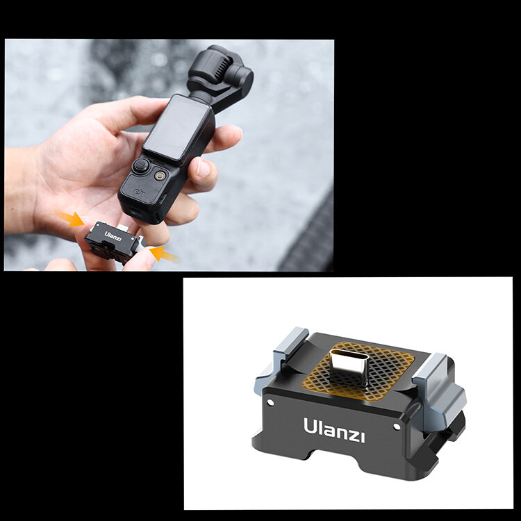 Базовая площадка Ulanzi PK-10 Type-C для DJI Osmo Pocket 3 Базовая площадка Ulanzi PK-10 Type-C для DJI Osmo Pocket 3