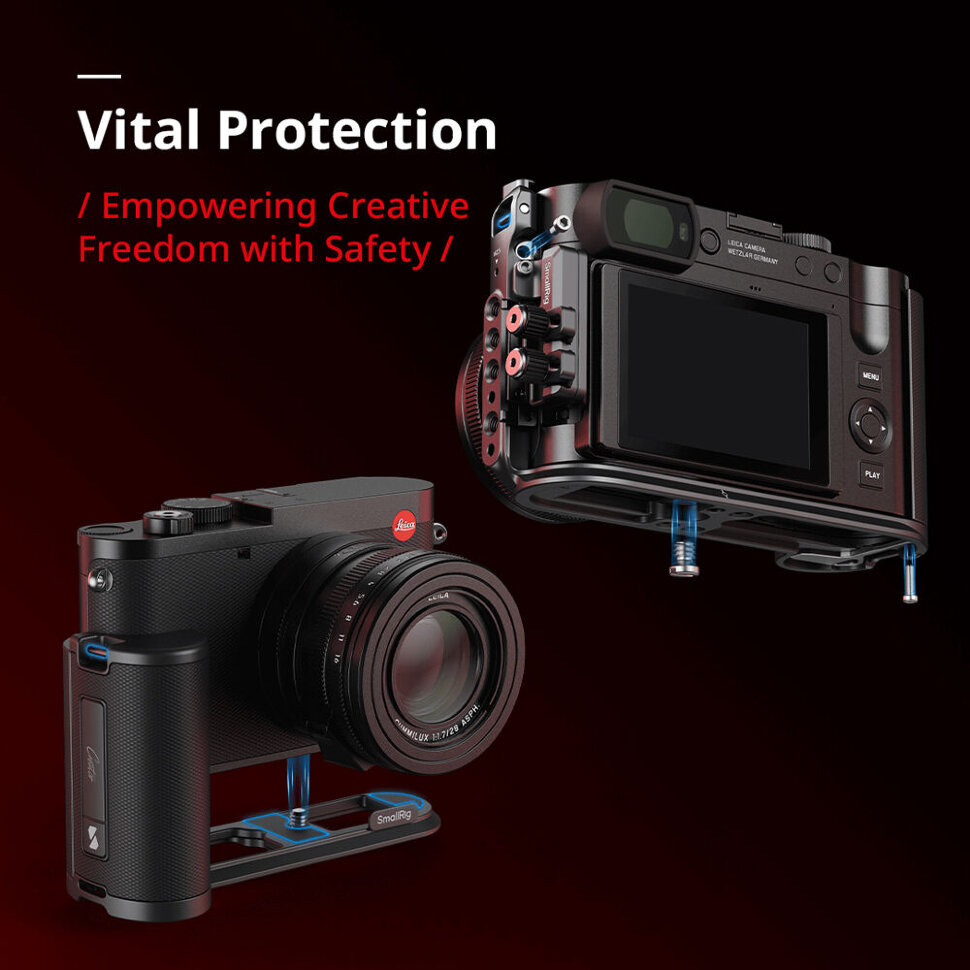 Площадка с рукояткой SmallRig 4568 для Leica Q3 Площадка с рукояткой SmallRig 4568 для Leica Q3