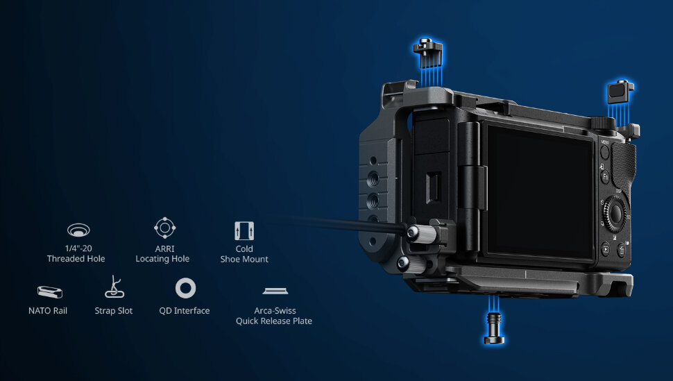 Площадка с рукояткой SmallRig 4864 для Sony ZV-E10 II Wooden Площадка с рукояткой SmallRig 4864 для Sony ZV-E10 II Wooden