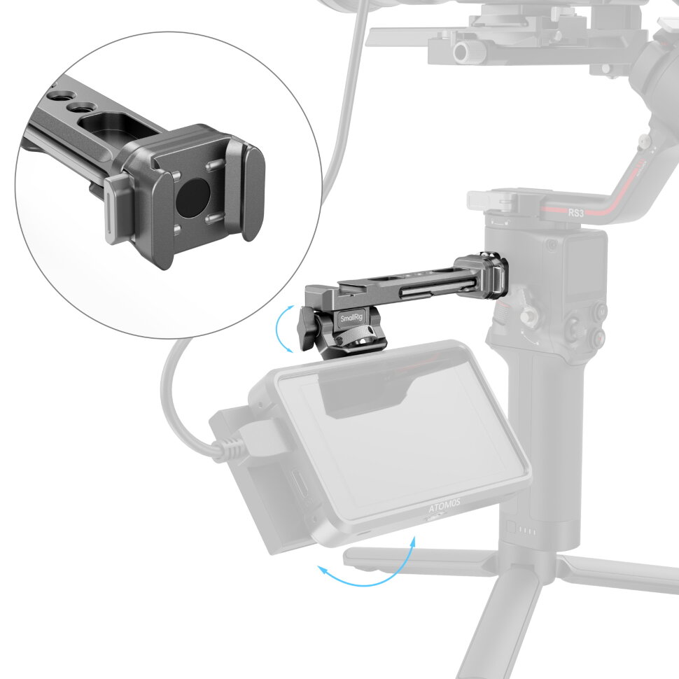 Кронштейн SmallRig HawkLock H21 Monitor Support для DJI RS Кронштейн SmallRig HawkLock H21 Monitor Support для DJI RS