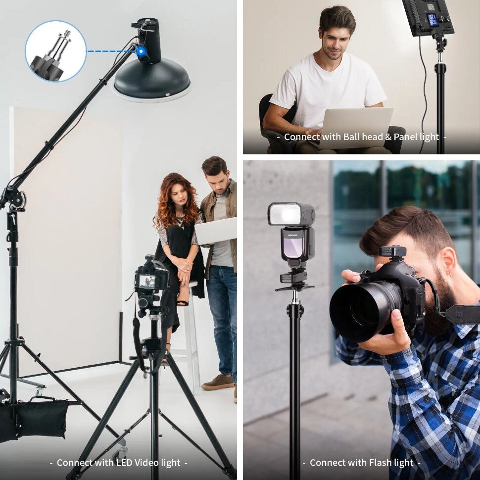 Адаптер Neewer ST24 5/8" (1/4" - 3/8") 2шт Адаптер Neewer ST24 5/8" (1/4" - 3/8") 2шт