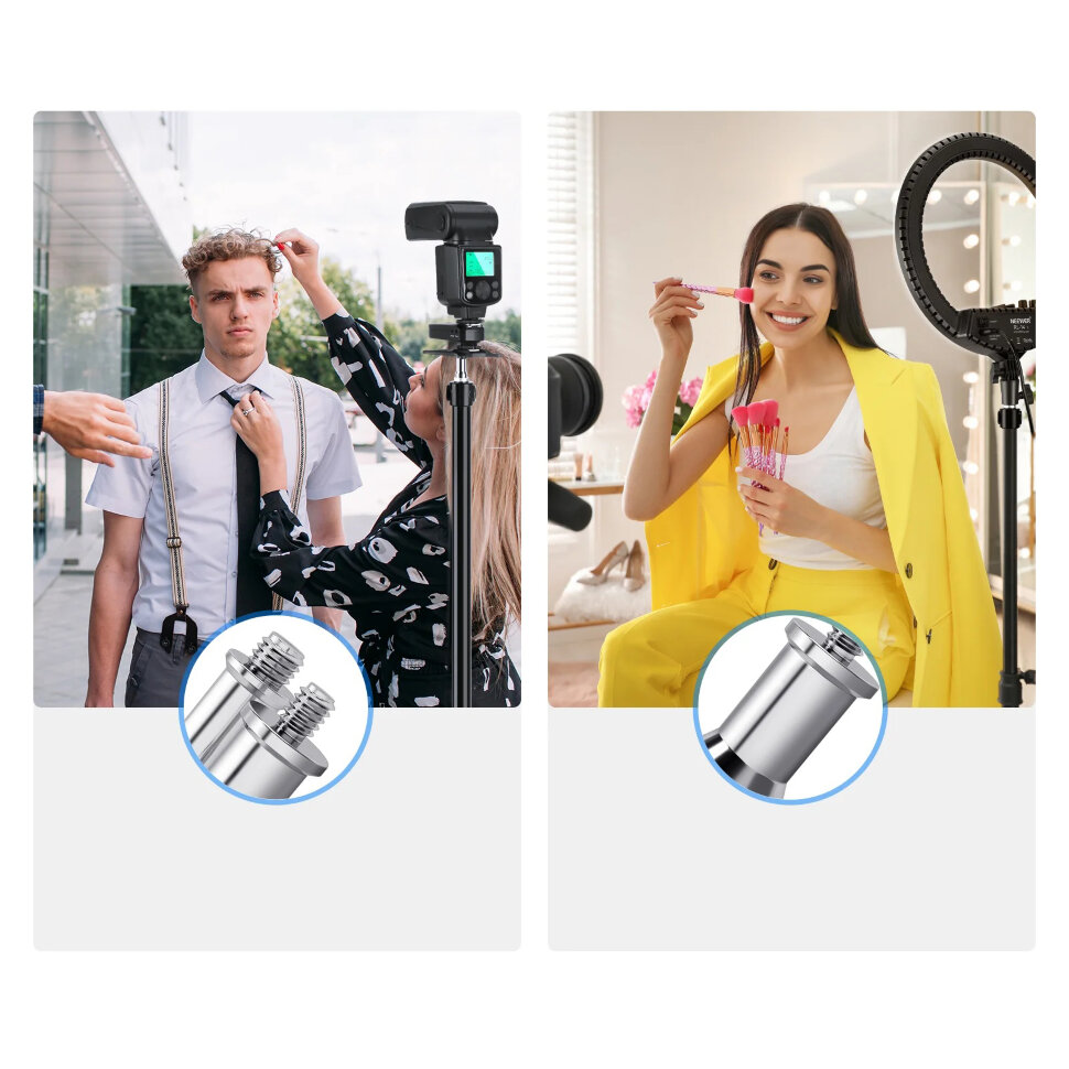 Адаптер Neewer ST24 5/8" (1/4" - 3/8") 2шт Адаптер Neewer ST24 5/8" (1/4" - 3/8") 2шт