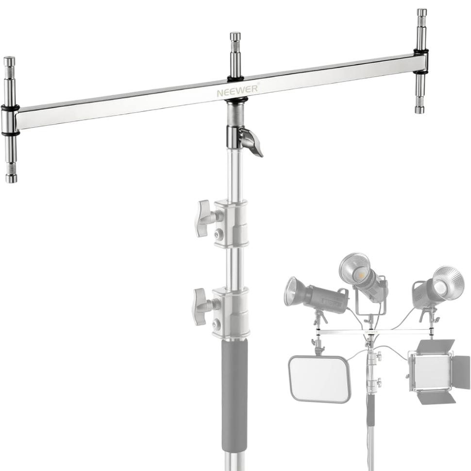 Держатель тройной Neewer UA005 Baby Triple Header Boom
