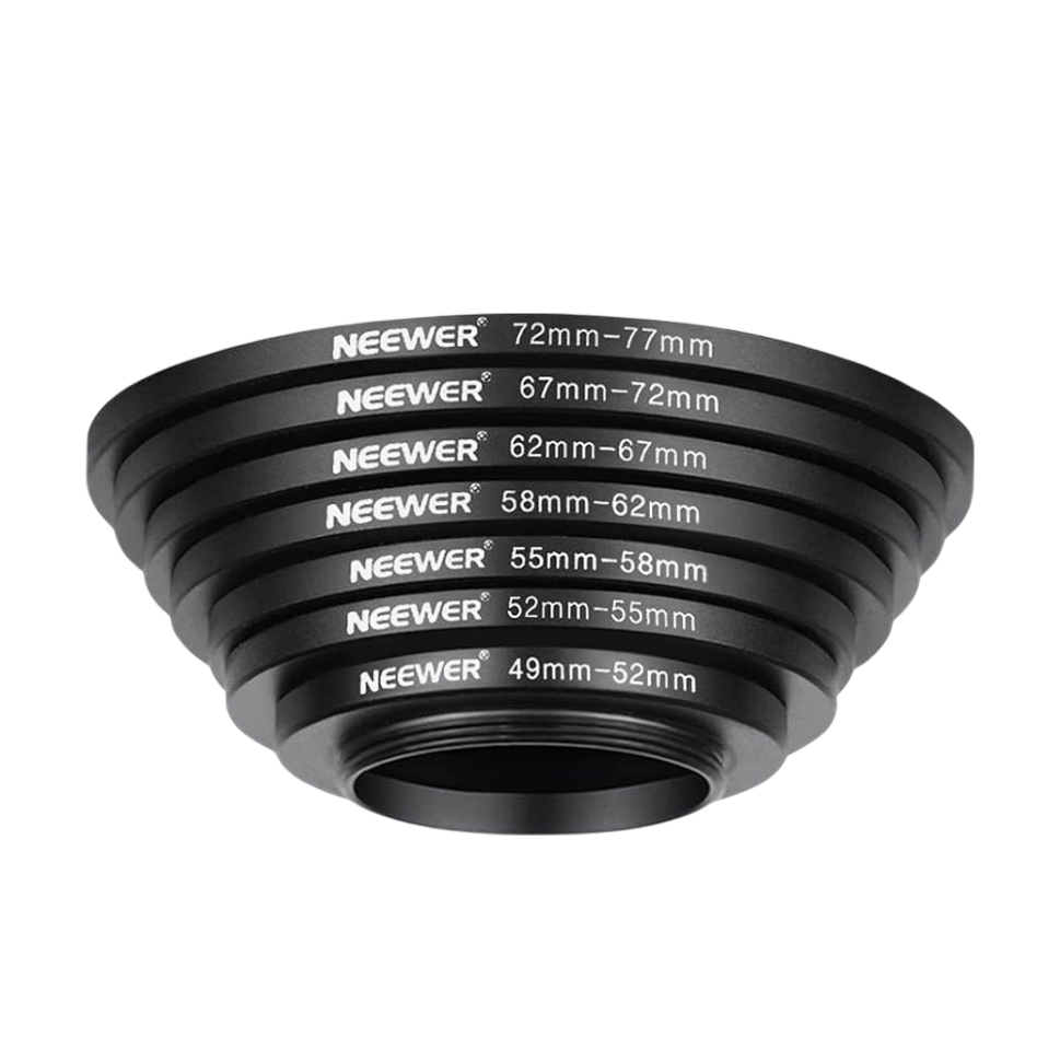 Комплект переходных колец Neewer Step-Up Adapter Ring (7шт) Комплект переходных колец Neewer Step-Up Adapter Ring (7шт)