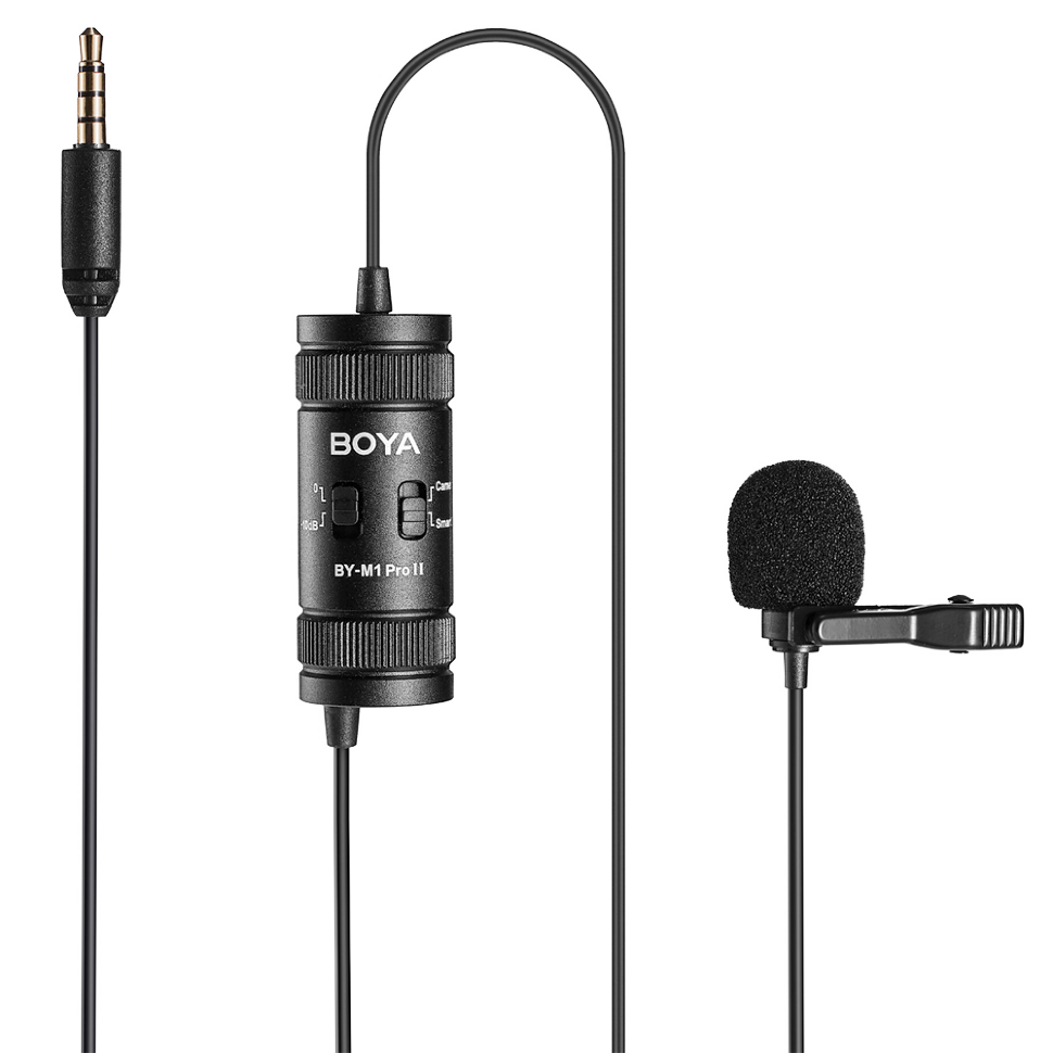 Микрофон петличный BOYA BY-M1 Pro II Микрофон петличный BOYA BY-M1 Pro II