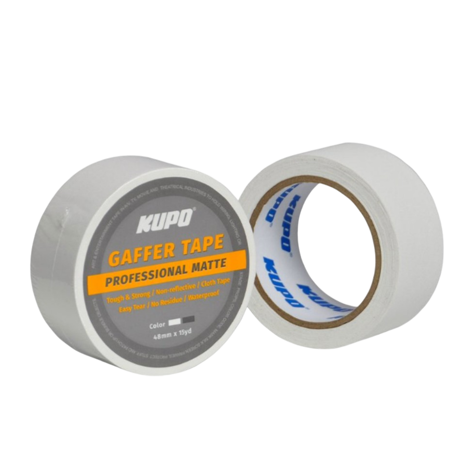 Gaffer tape KUPO GTM-515W 48мм Белый матовый Gaffer tape KUPO GTM-515W 48мм Белый матовый