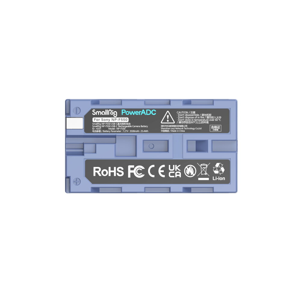 Аккумулятор SmallRig 4971 NP-F550 Type-C Оранжевый Аккумулятор SmallRig 4971 NP-F550 Type-C Оранжевый