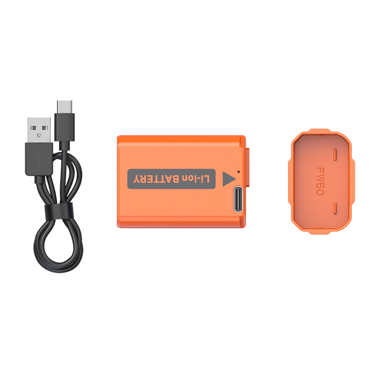 Аккумулятор SmallRig 4965 NP-FW50 Type-C Оранжевый Аккумулятор SmallRig 4965 NP-FW50 Type-C Оранжевый