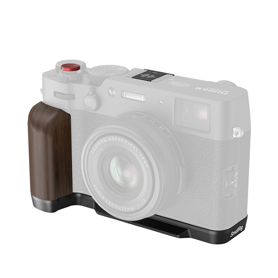 Площадка с рукояткой SmallRig Wooden для Fujifilm X100VI / X100V Чёрная Площадка с рукояткой SmallRig Wooden для Fujifilm X100VI / X100V Чёрная
