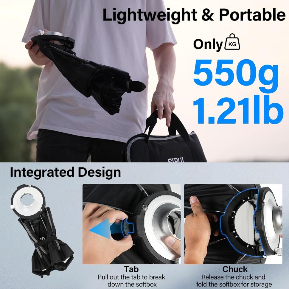 Софтбокс Sirui QR40 Mini Софтбокс Sirui QR40 Mini
