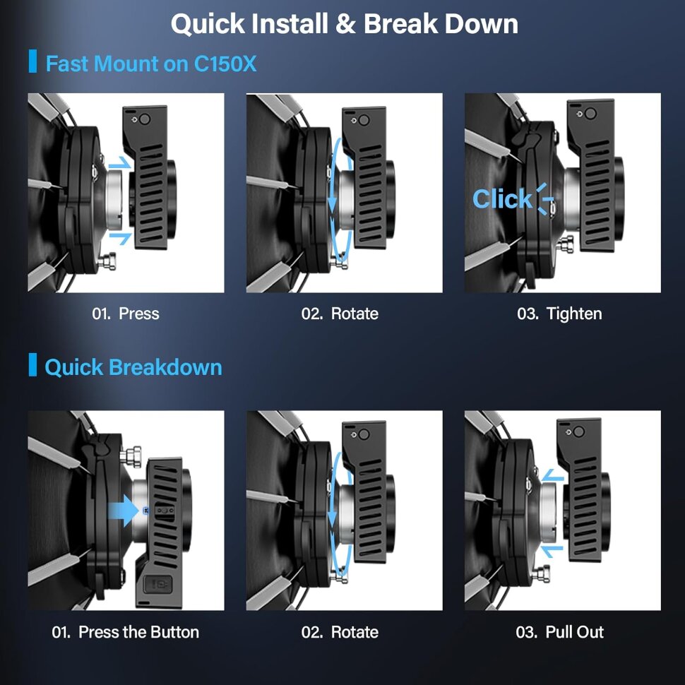 Софтбокс Sirui QR40 Mini Софтбокс Sirui QR40 Mini