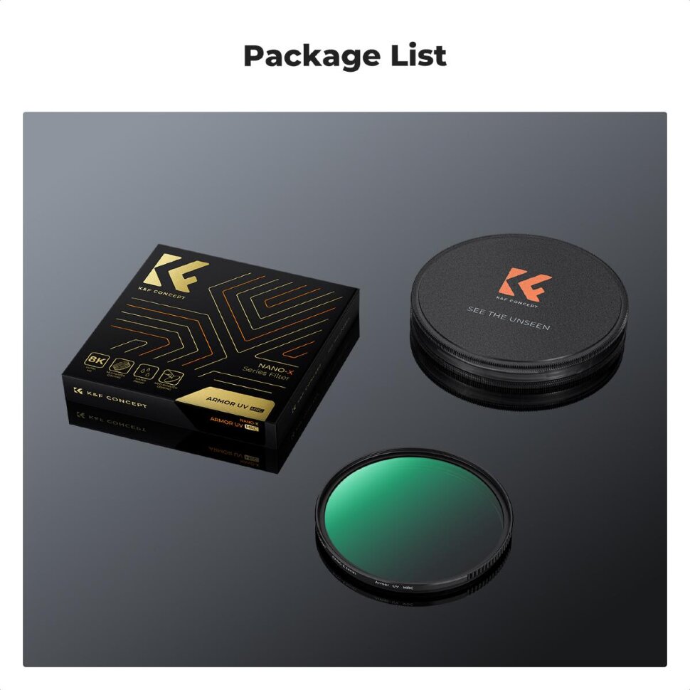 Светофильтр K&F Concept Nano-X Armor MCUV 67мм Светофильтр K&F Concept Nano-X Armor MCUV 67мм