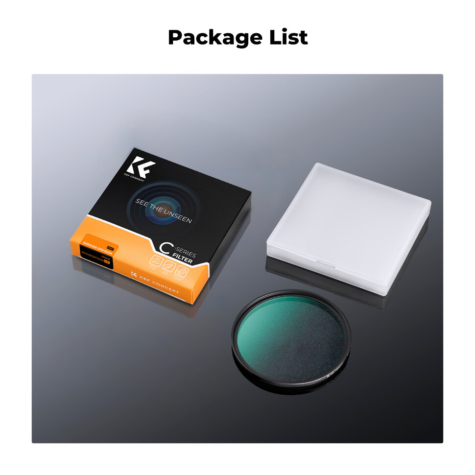 Светофильтр K&F Concept C-series Shimmer Diffusion HMC 52мм Светофильтр K&F Concept C-series Shimmer Diffusion HMC 52мм