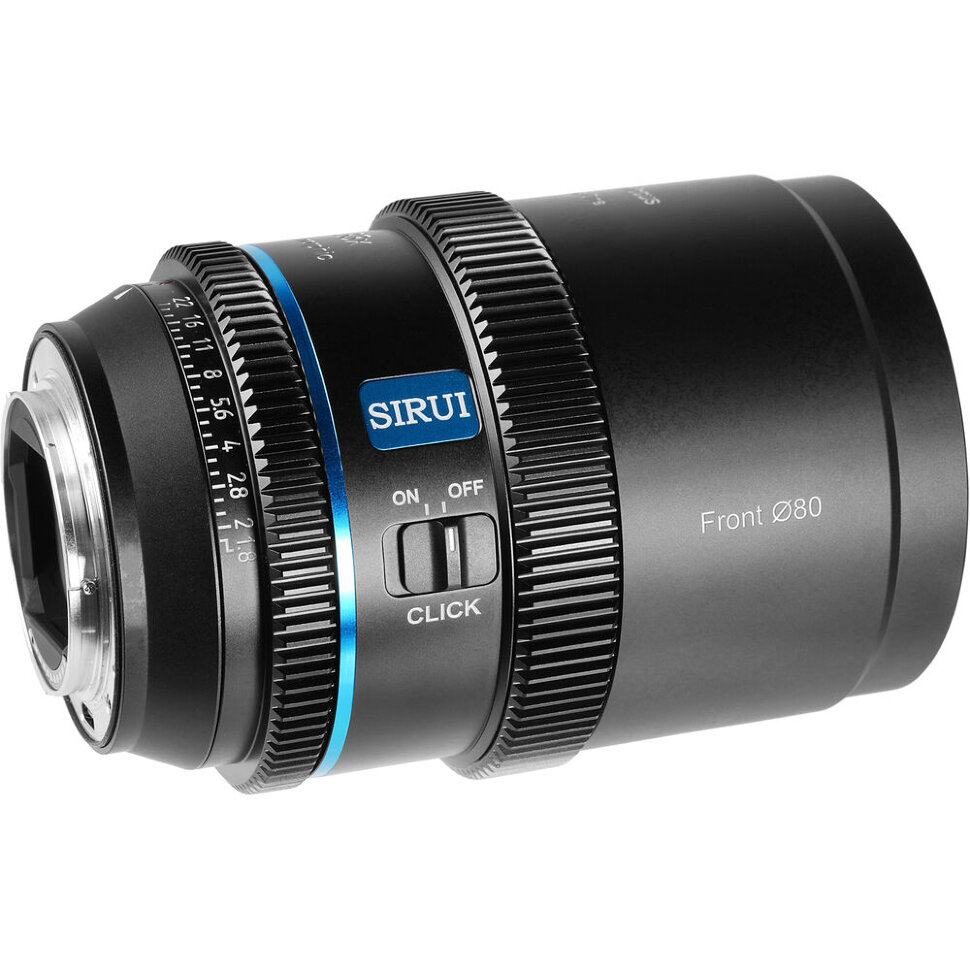 Объектив Sirui 40mm T1.8 1.33x S35 AF Anamorphic E-mount Blue flare Объектив Sirui 40mm T1.8 1.33x S35 AF Anamorphic E-mount Blue flare