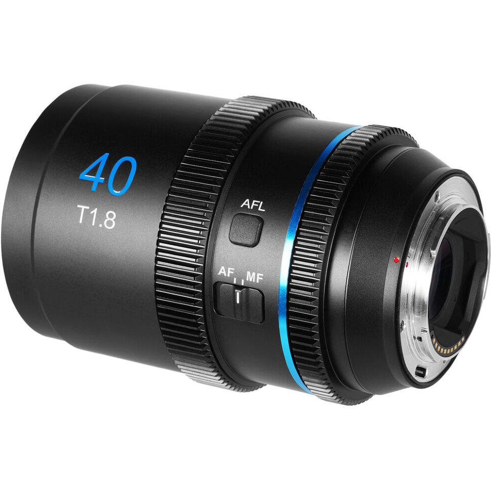 Объектив Sirui 40mm T1.8 1.33x S35 AF Anamorphic E-mount Blue flare Объектив Sirui 40mm T1.8 1.33x S35 AF Anamorphic E-mount Blue flare