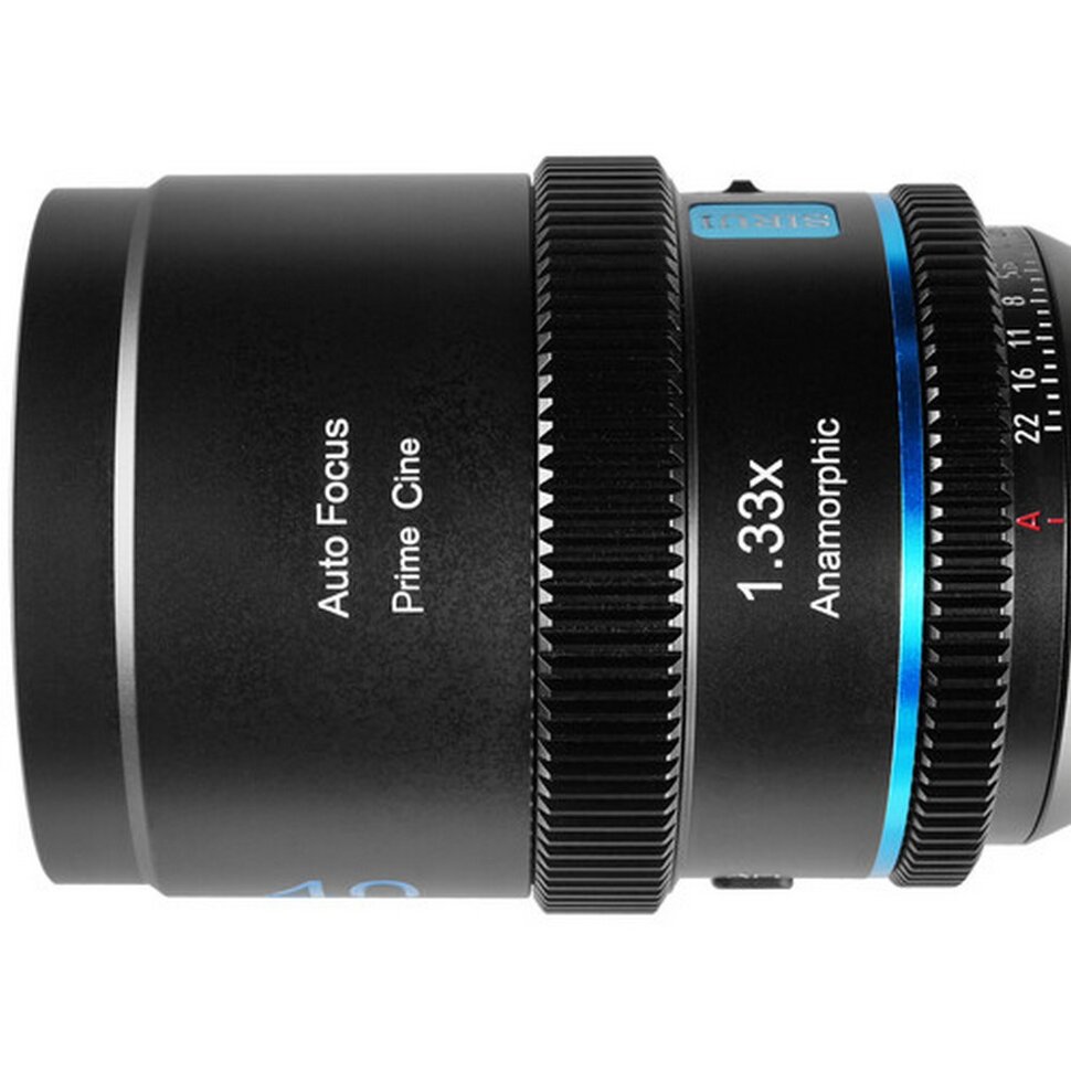 Объектив Sirui 40mm T1.8 1.33x S35 AF Anamorphic E-mount Blue flare Объектив Sirui 40mm T1.8 1.33x S35 AF Anamorphic E-mount Blue flare
