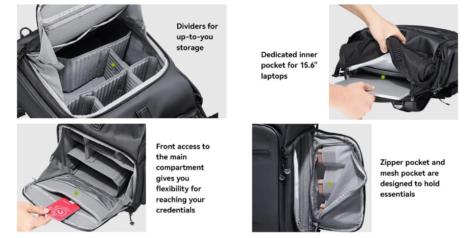 Рюкзак Ulanzi BT01 Business Travel 25.5L Рюкзак Ulanzi BT01 Business Travel 25.5L