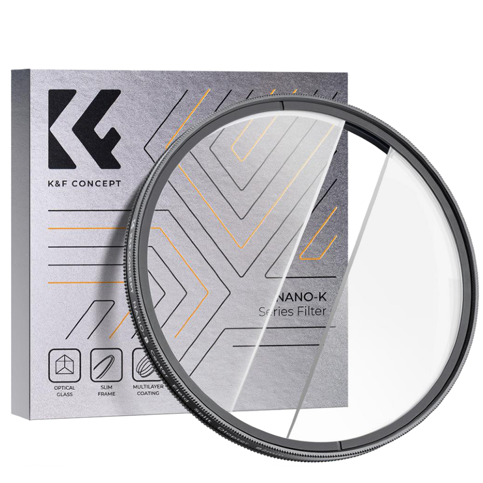 Светофильтр K&F Concept Nano-K Centerfield Split Diopter 82мм Светофильтр K&F Concept Nano-K Centerfield Split Diopter 82мм