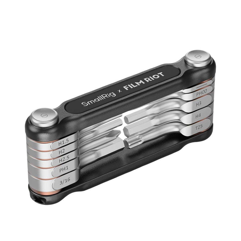 Мультитул SmallRig FILM RIOT 10-in-1 Folding Wrench Set Чёрный Мультитул SmallRig FILM RIOT 10-in-1 Folding Wrench Set Чёрный