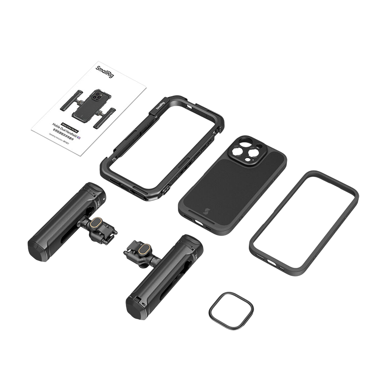 Клетка SmallRig Dual Handheld Kit для iPhone 16 Pro Max Клетка SmallRig Dual Handheld Kit для iPhone 16 Pro Max