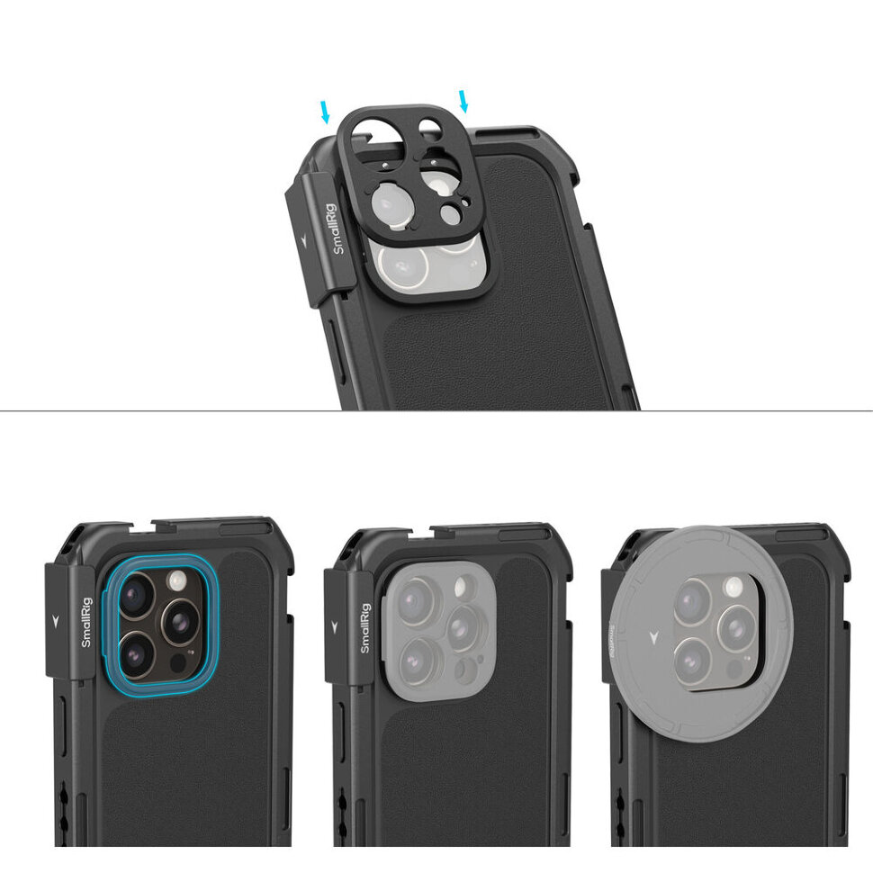 Клетка SmallRig Dual Handheld Kit для iPhone 16 Pro Клетка SmallRig Dual Handheld Kit для iPhone 16 Pro