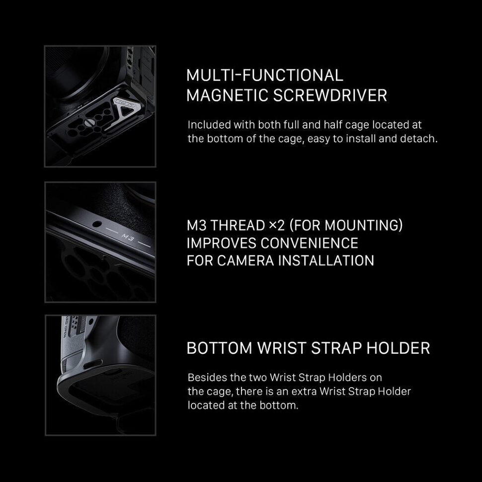 Клетка Tilta Lightweight Kit для Canon R5 Mark II Чёрная Клетка Tilta Lightweight Kit для Canon R5 Mark II Чёрная