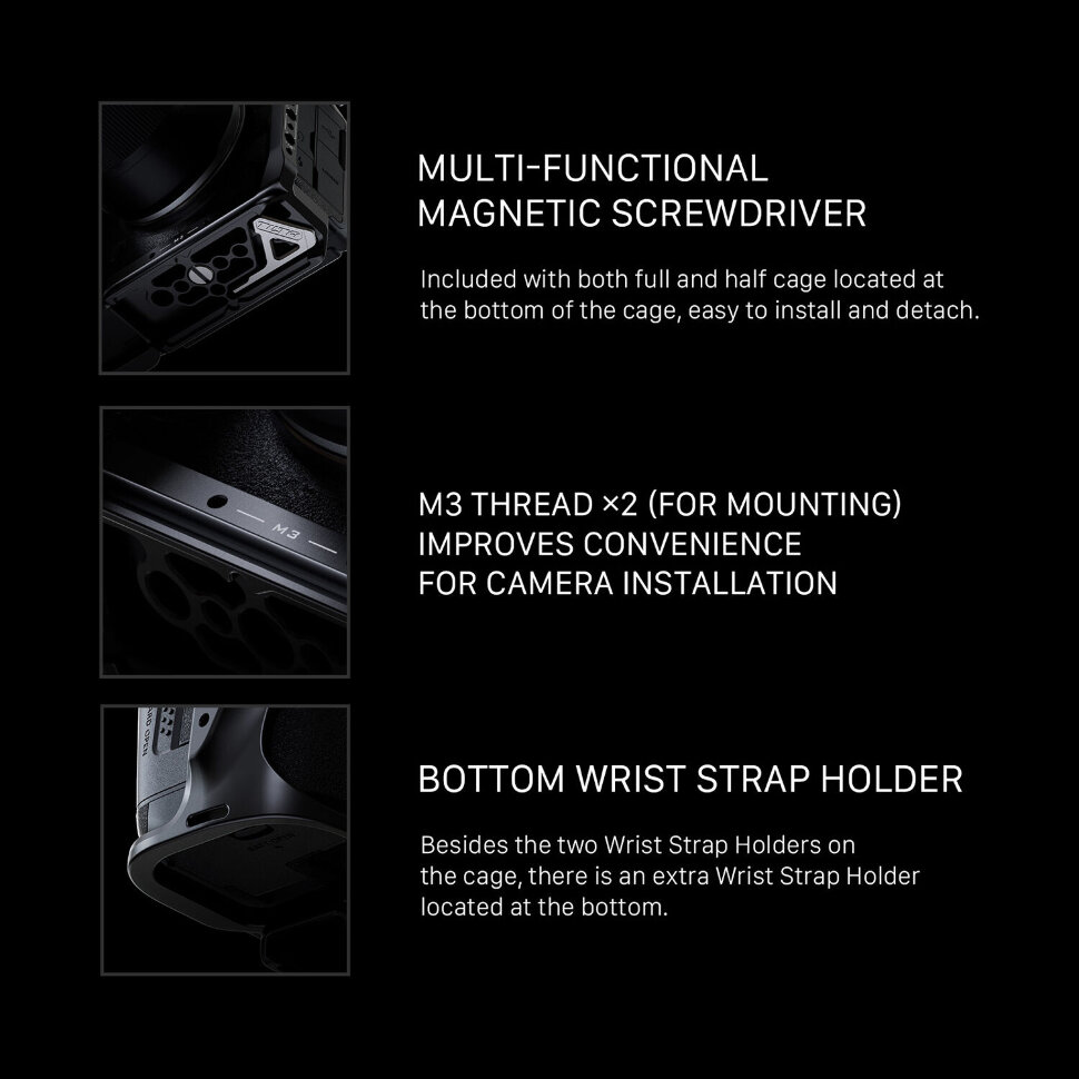 Клетка Tilta Full Camera Cage для Canon R5 Mark II Чёрная Клетка Tilta Full Camera Cage для Canon R5 Mark II Чёрная