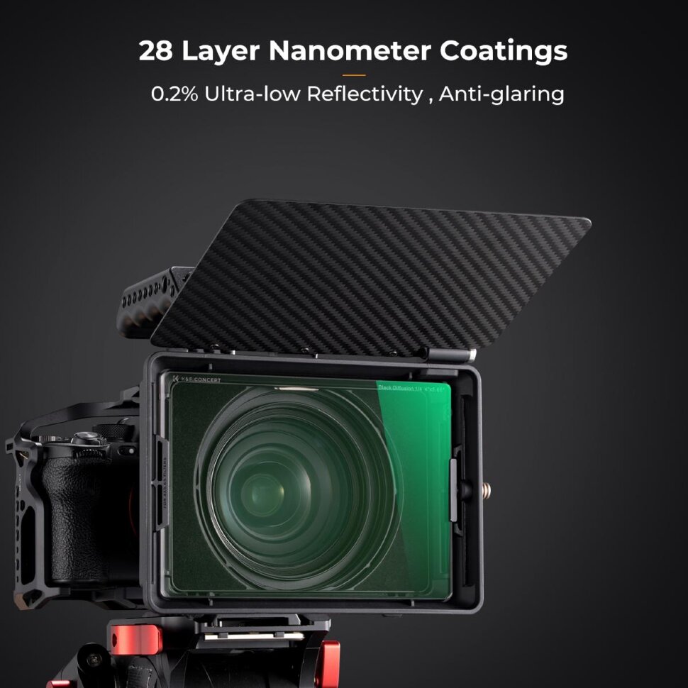 Светофильтр K&F Concept Nano-X Black soft 1/8 (4x5.65") Светофильтр K&F Concept Nano-X Black soft 1/8 (4x5.65")