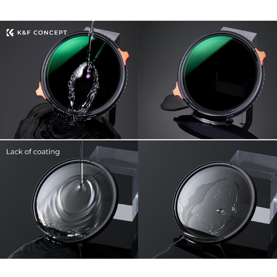 Светофильтр K&F Concept Nano-X CPL/ND4-64 77мм Светофильтр K&F Concept Nano-X CPL/ND4-64 77мм