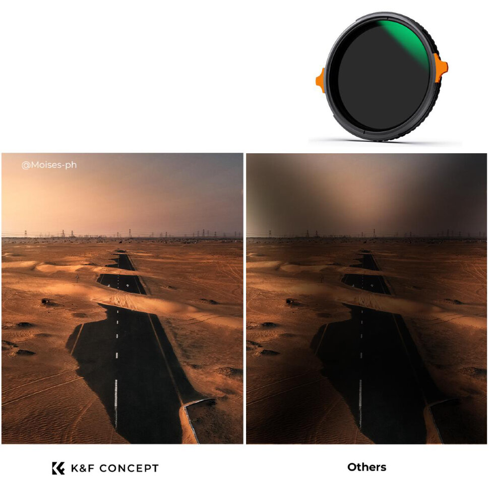 Светофильтр K&F Concept Nano-X CPL/ND4-64 77мм Светофильтр K&F Concept Nano-X CPL/ND4-64 77мм